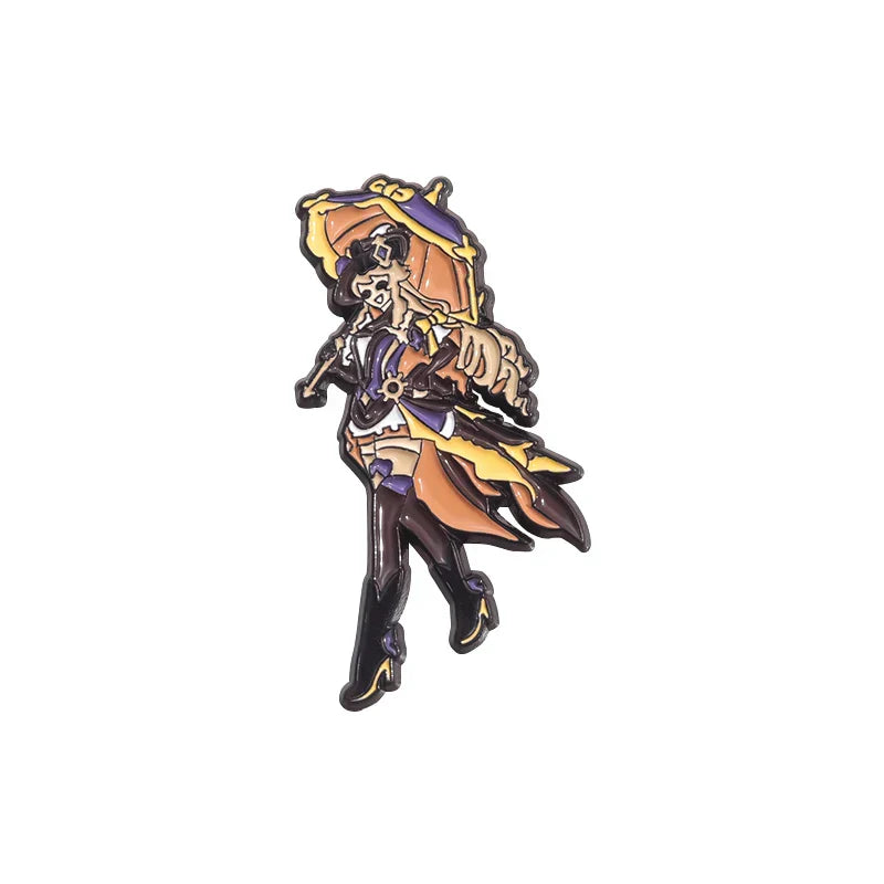 Custom Anime Character Enamel Pins - Role Player Brooches, Lapel Badges, Punk Gothic Jewelry Gift