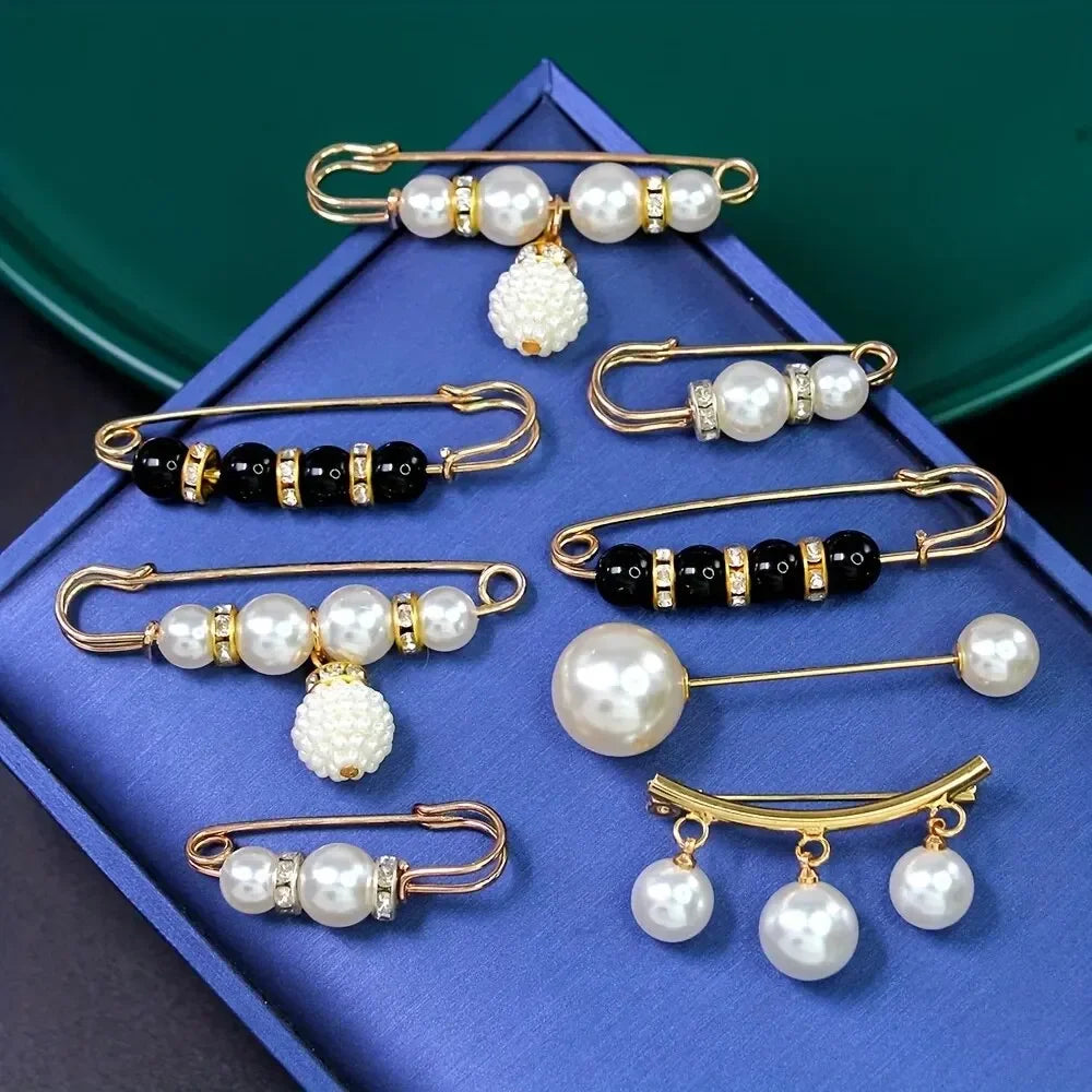 Ainameisi Women's Leak Proof Brooch Set - 8-Piece Fashion Corset Accessories