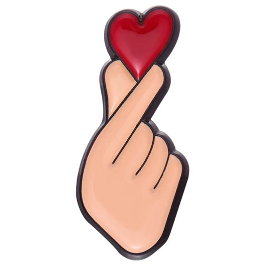 Cartoon Heart Enamel Pins Cute Brooch Jewelry Wholesale