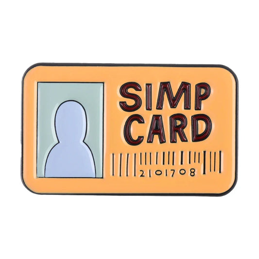 Identity Card Enamel Pin Badge Brooch for Women Lapel Clothes Metal Hat Backpack Decor Gift Wholesale