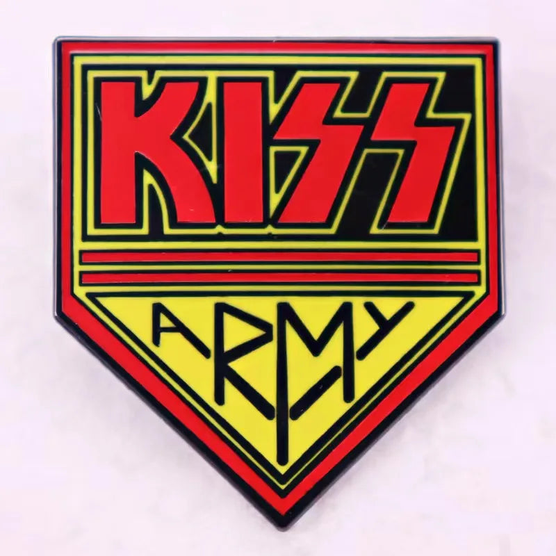 Classic Rock Band Enamel Pin Punk Brooch Fan Club Accessory