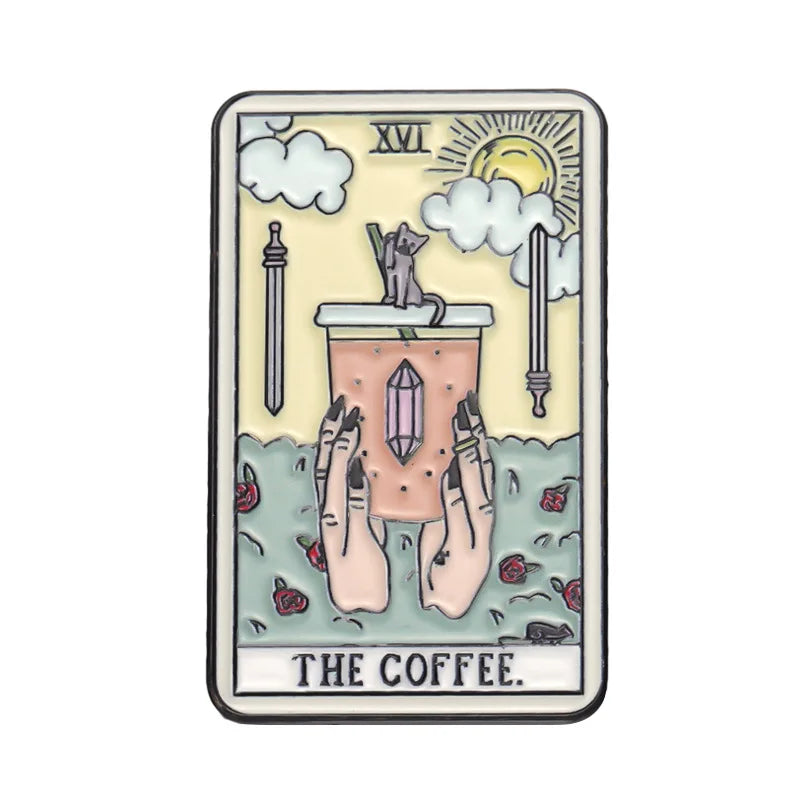 Tarot The Fool Love Enamel Pins Badges Brooch Jewelry Bag Hat Backpack