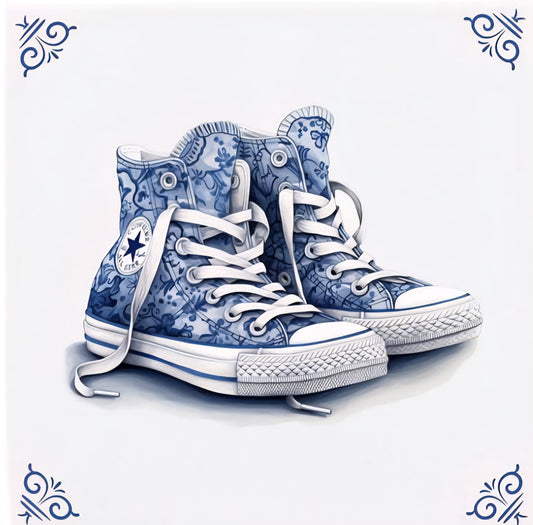 Converse in Blue