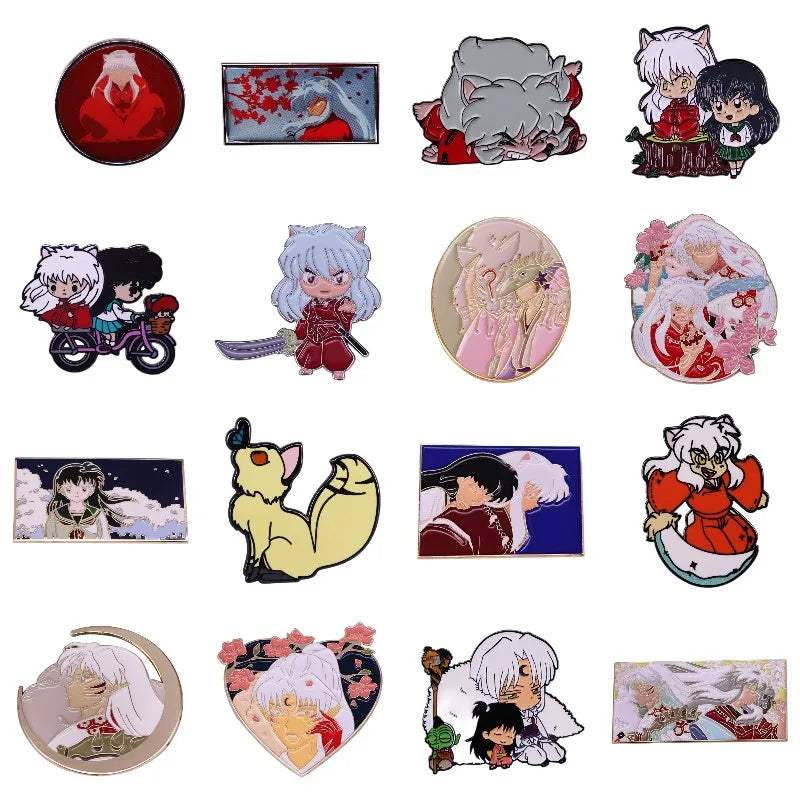 Anime Dog Fox Enamel Pin Cartoon Brooch Lapel Badge Jewelry Wholesale