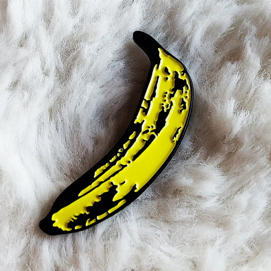 Velvet Underground Banana Enamel Pin Lapel Brooch
