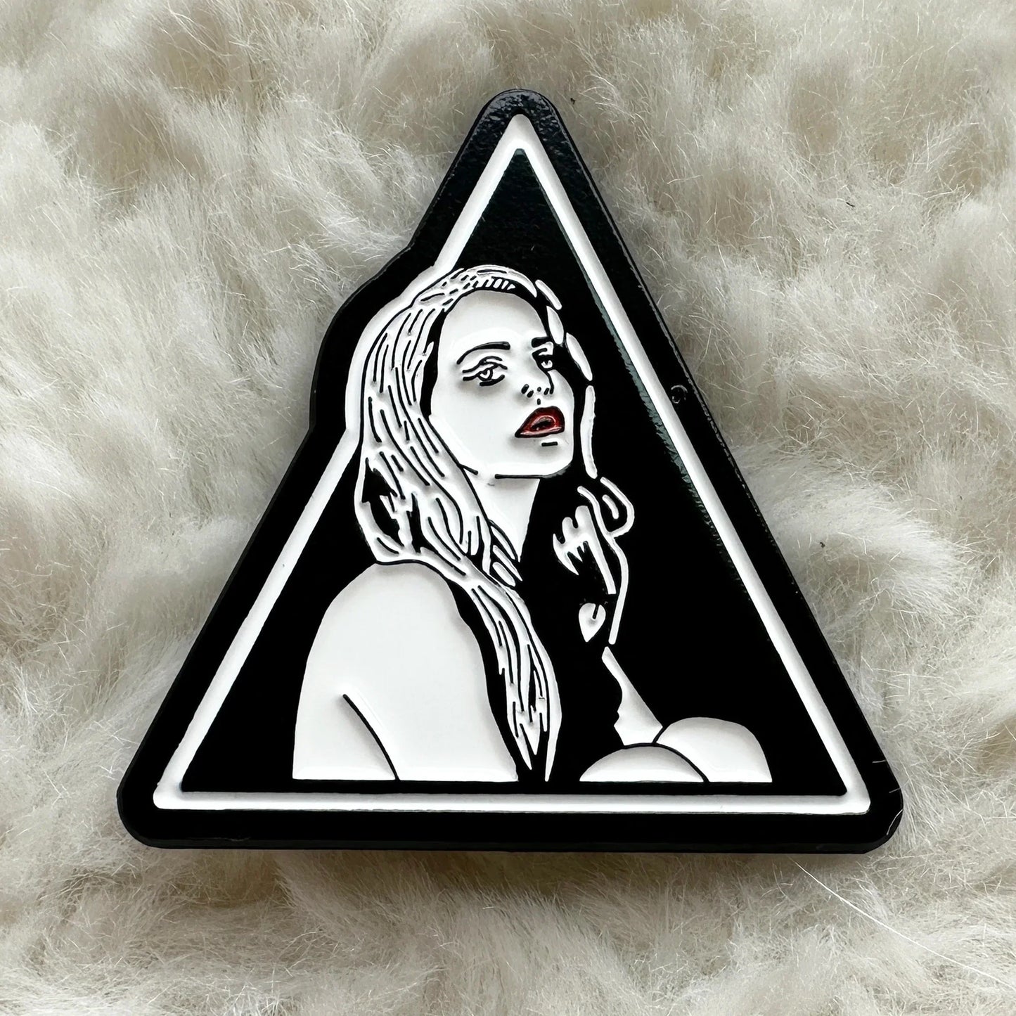 Lana Del Rey Metal Enamel Brooch Pin Accessories