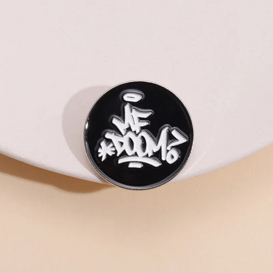 Hip Hop Punk Rock Enamel Record Player Brooch Pin Jewelry