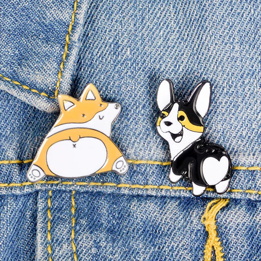 Husky Dog Enamel Lapel Pin Cartoon Brooch Jewelry Hat Backpack Badge Gift