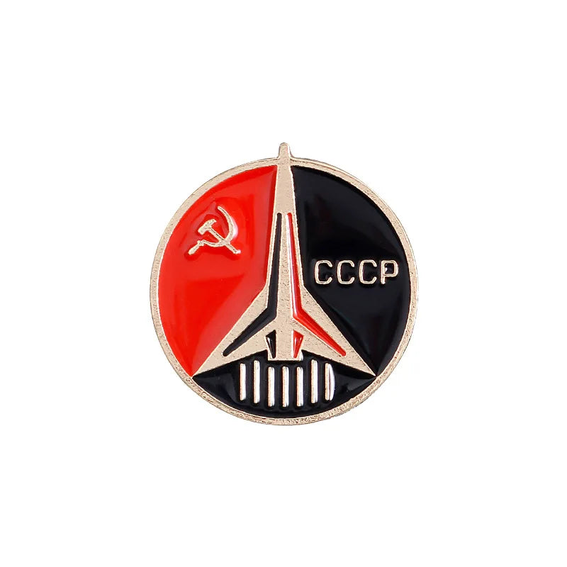 Five-Pointed Star Enamel Pin Brooch Lapel Pin Badge Fashion Jewelry Gift