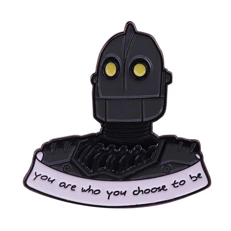 Cult Classic Movie Enamel Pin - "You Are Who You Choose To Be" Badge Brooch Sci-Fi Film Jewelry Gift