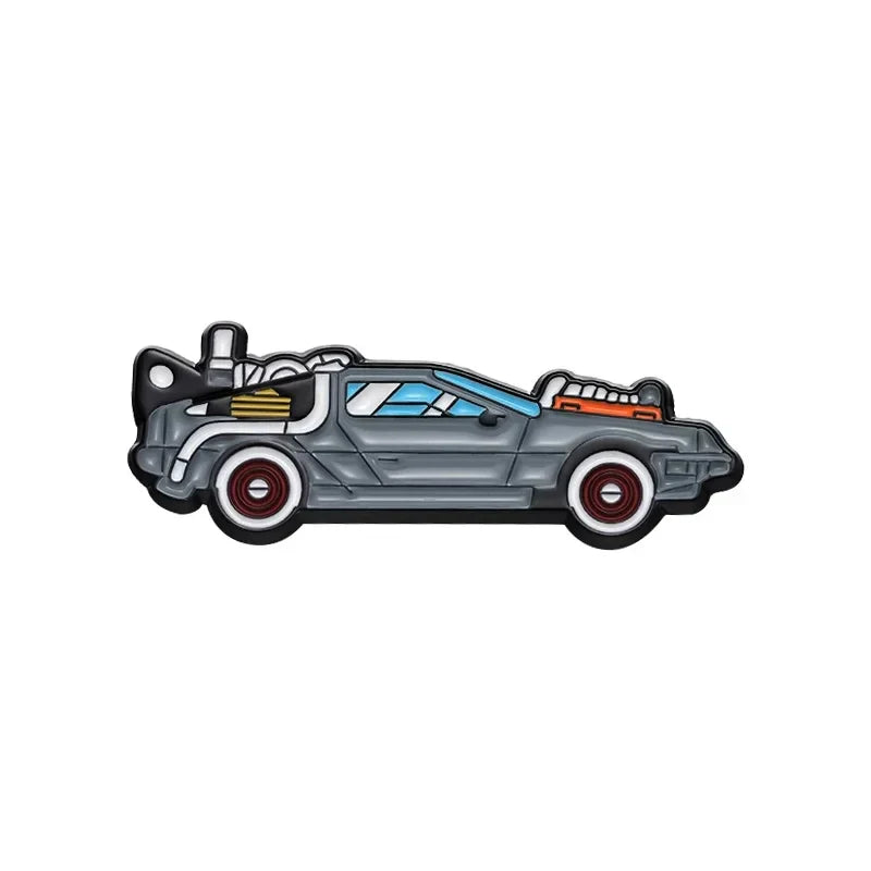 Cartoon Car Enamel Pin Brooch Lapel Badge Metal Accessories Wholesale Gift