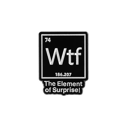 Element 74 Surprise Enamel Pin Brooch Jewelry Gift