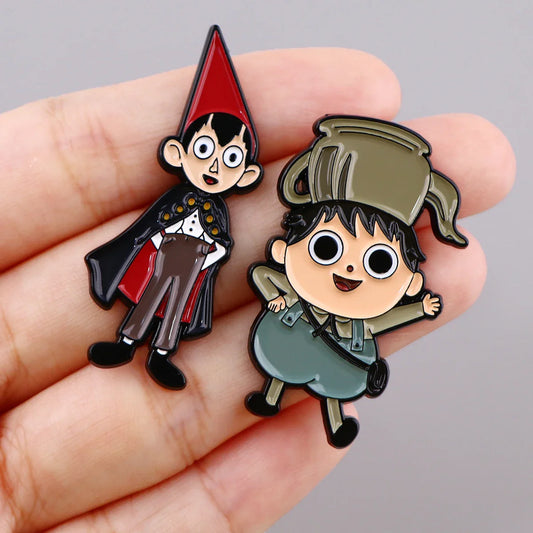 Child Cartoon Enamel Pins Animated Character Brooches Backpack Lapel Badges Fashion Jewelry Gifts