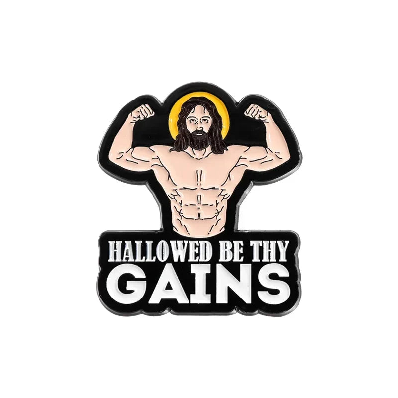 Jesus Enamel Pins Custom Brooch Lapel Badge Metal Gift for Believers