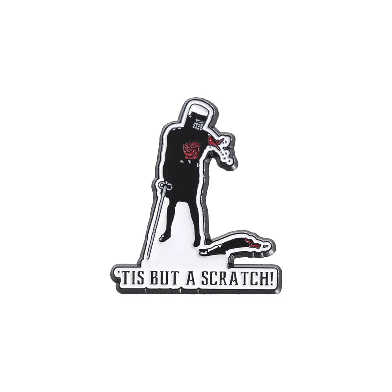 Black Knight Enamel Pin Monty Python Brooch Lapel Badge Gift