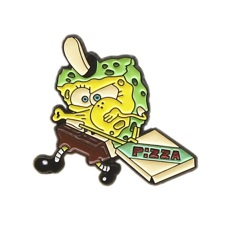 SpongeBob Anime Enamel Pin Badge Jewelry for Backpack Hat Collar