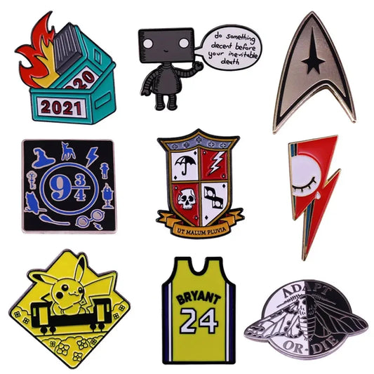 Umbrella Academy Enamel Pin Badge Fantasy Brooch Magic Cartoon Denim Jacket Backpack Accessory