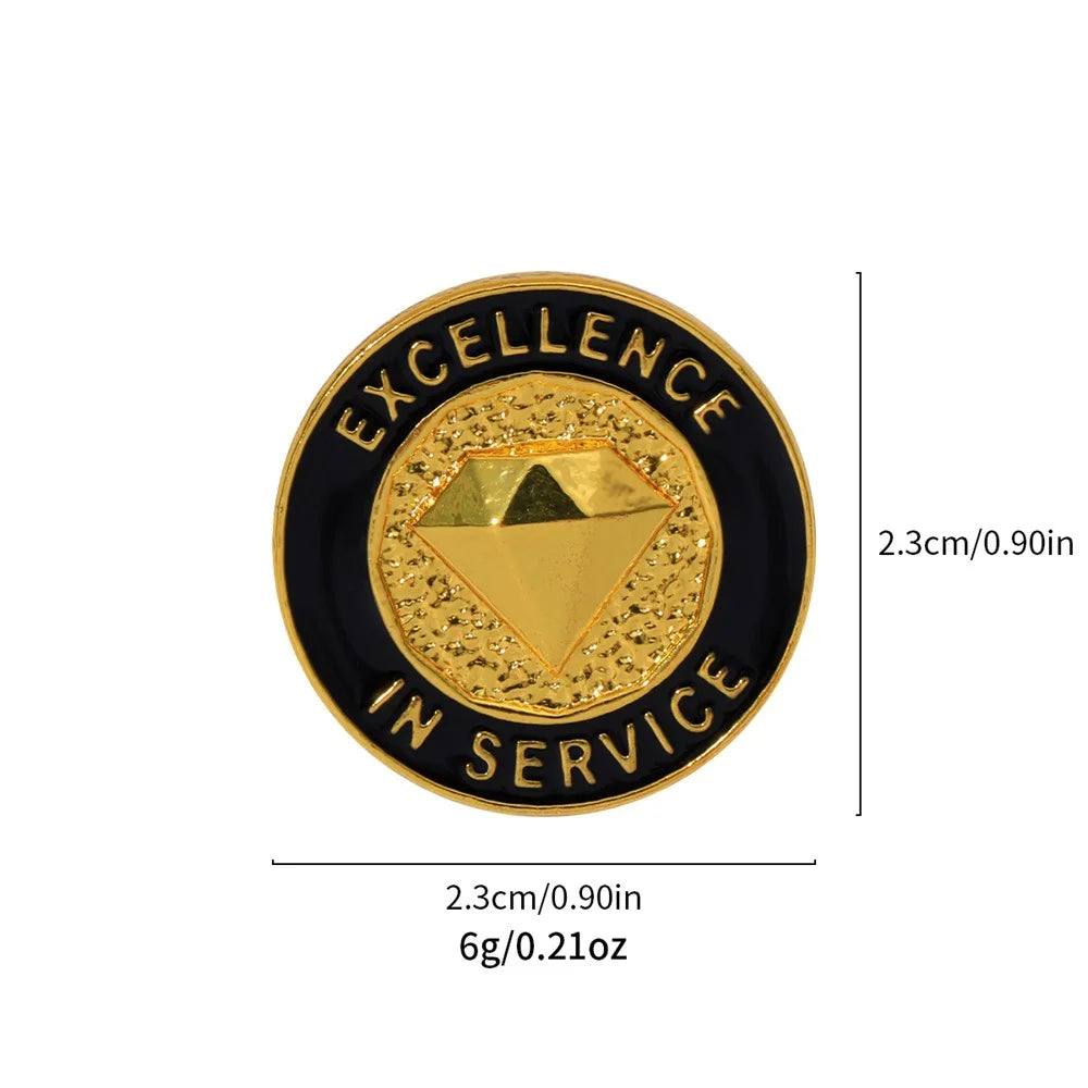 Employee of the Month Brooches Pins Backpack Jacket Badge Jewelry Freeshipping