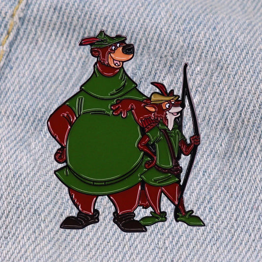 Enamel Pin Funny Robin Hood Lapel Badge Brooch Jewelry Fashion Accessories