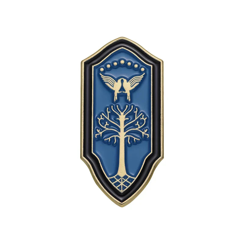 Anime Sword Enamel Pin Fantasy Brooch Lapel Badge Jewelry Gift