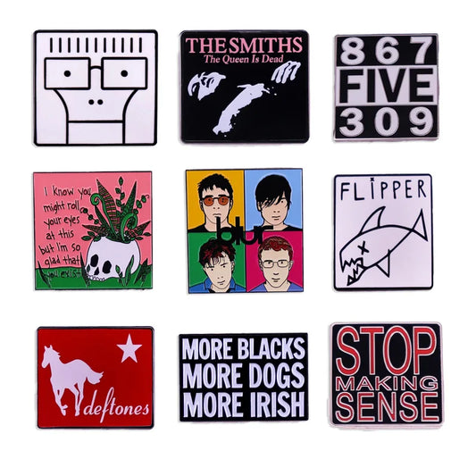 Rock Band Music Album Singer Logo Pin Badge Denim Jacket Accessory Fan Gift