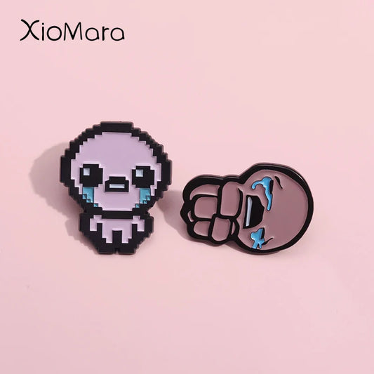 The Binding Of Isaac Enamel Pins Custom RPG Game Brooches Lapel Badges Jewelry Gift