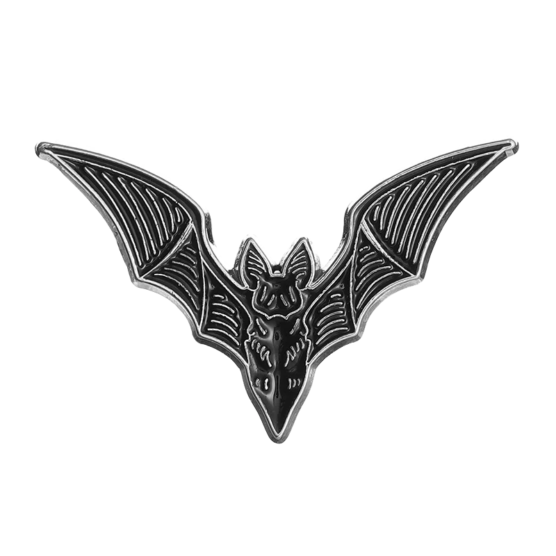 Black Bat Enamel Pin Cute Brooch Lapel Badge Jewelry Accessories Wholesale