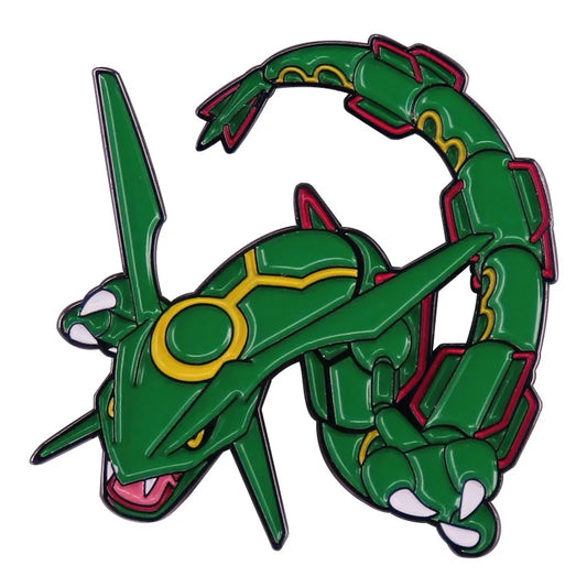 Rayquaza Dragon Enamel Pin Brooch Lapel Badge Jewelry Gift