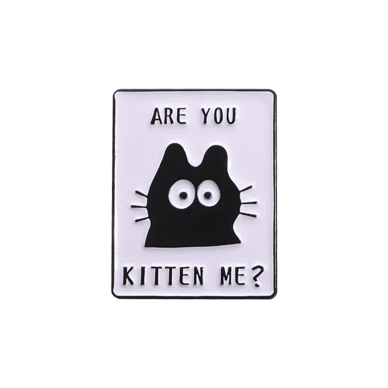 Funny Cat Enamel Pin Brooch - I Rule The House Lapel Badge Jewelry Gift