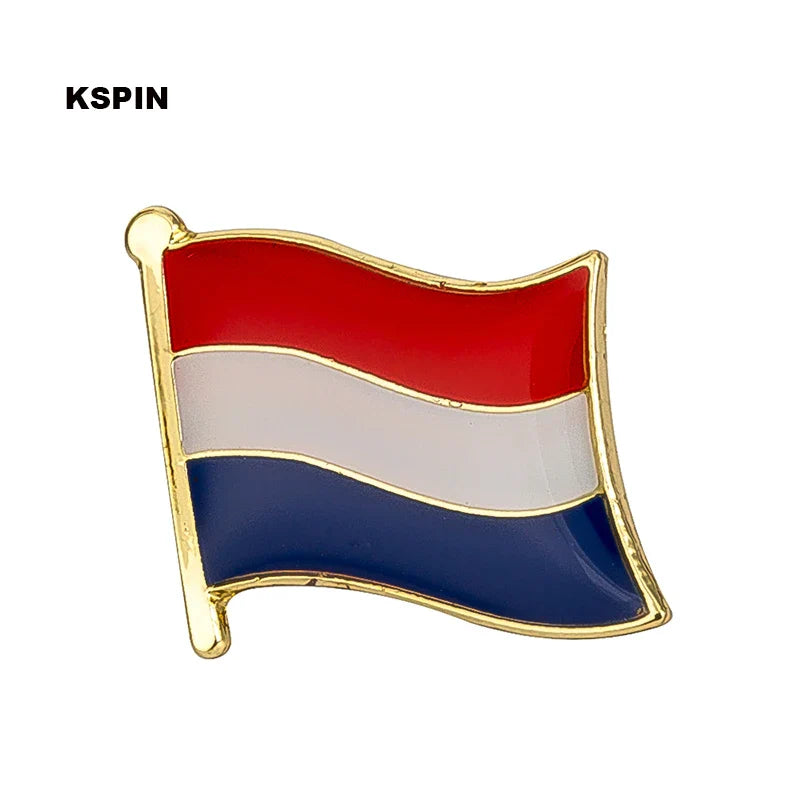 Netherlands Flag Lapel Pin Badge Brooch KS-0076