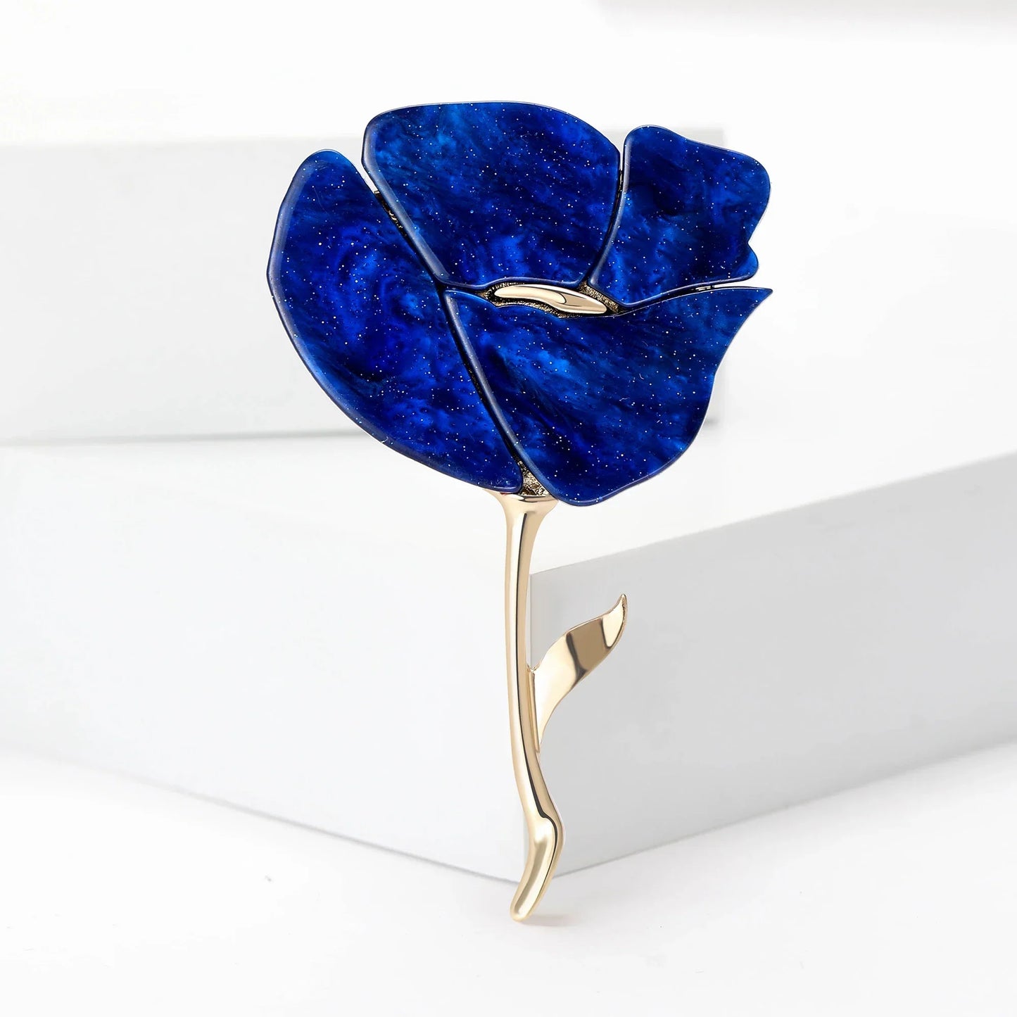 Resin Enamel Flower Brooches Pins Jewelry Accessories