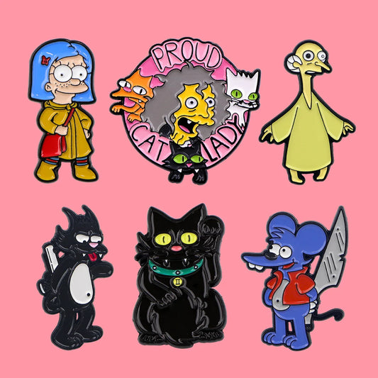 Anime Enamel Pins Cartoon Badges Brooches Jewelry Gifts