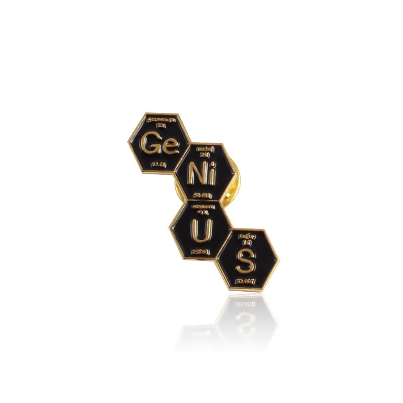 Molecular Science Animal Enamel Pins Brooches for Kids and Women Fashion