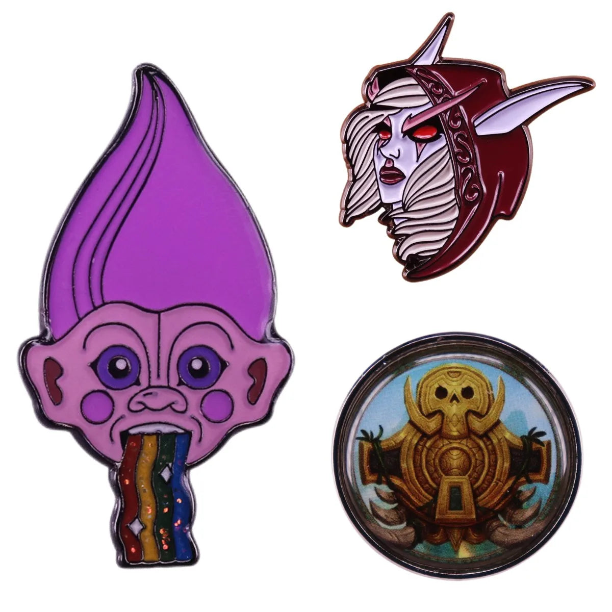 Hard Enamel Pins Game Sylvana Windrunner Banshee Warchief Badge Lapel Brooch Jewelry Gift Wholesale