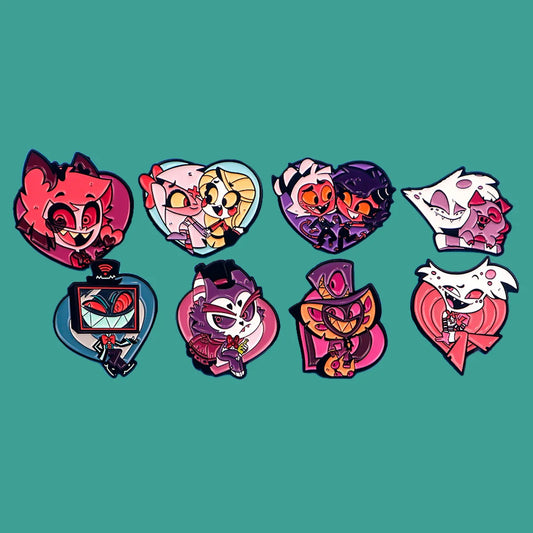 Cool Cartoon Enamel Pins Brooches Lapel Badges Fashion Accessories Gifts