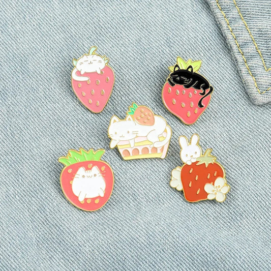 Anime Enamel Pins Cartoon Brooches Jewelry Gifts Wholesale