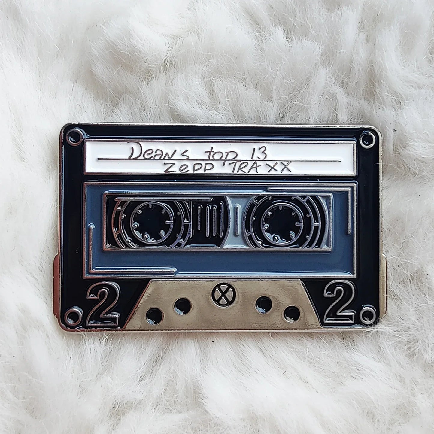 Supernatural Dean Mixtape Enamel Pin Lapel Brooch