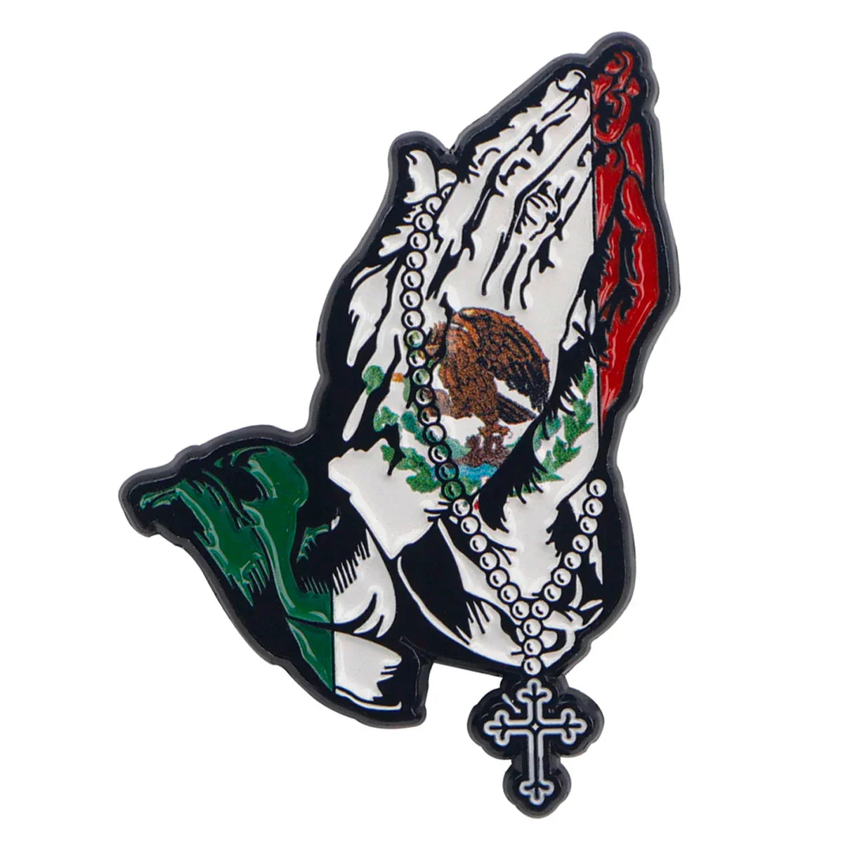 Mexico Flag Eagle Enamel Pin Brooch Jewelry Accessories Gifts