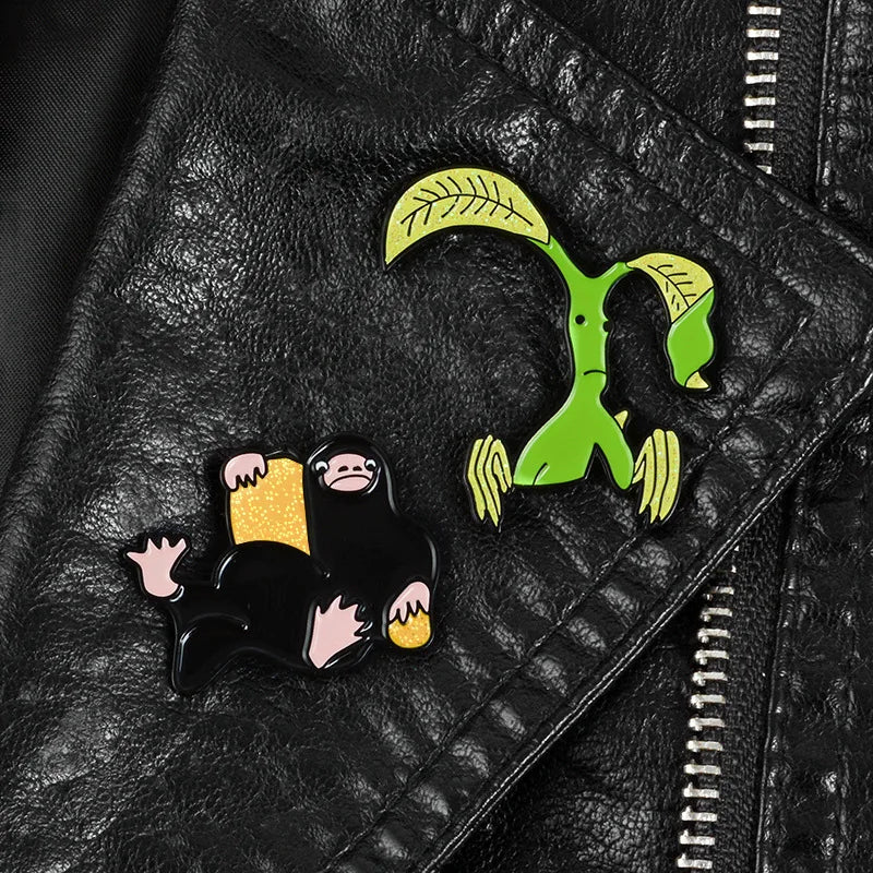 Plague Doctor Enamel Pin Gothic Brooch Lapel Badge