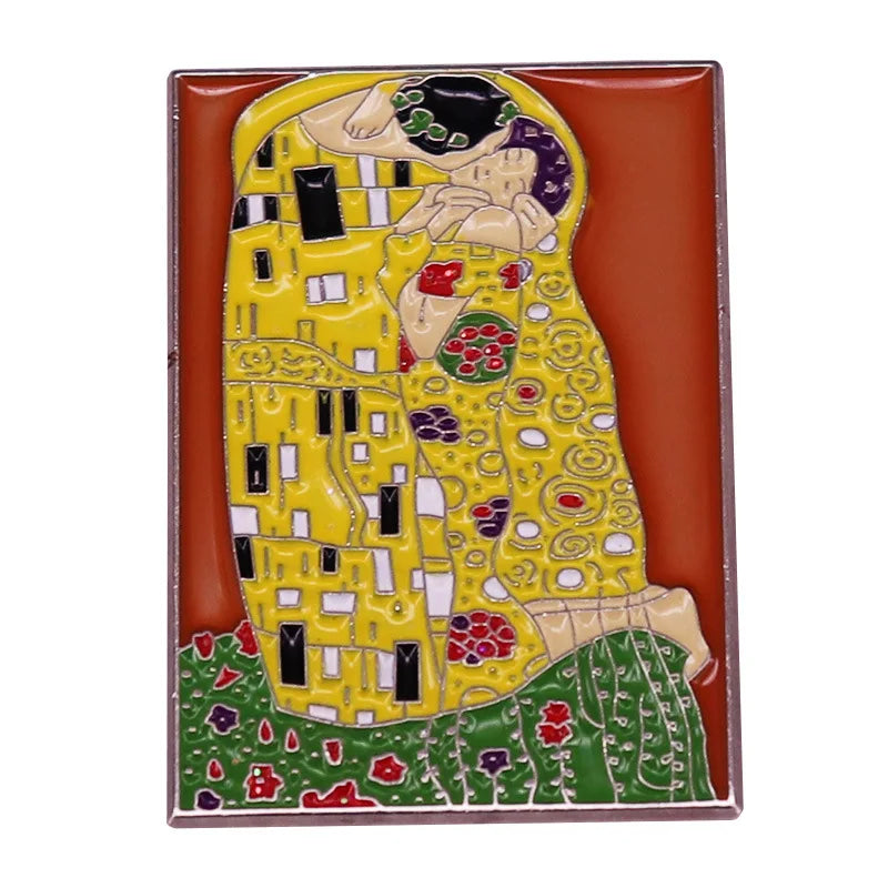 Van Gogh Enamel Pin Brooch Lapel Bag Accessory