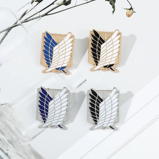 Attack on Titan Wings of Freedom Brooch Badge Pin Jewelry Accessories