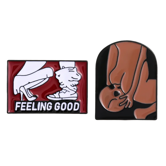 Feeling Good Enamel Pin Badge Lapel Jewelry Gift Wholesale