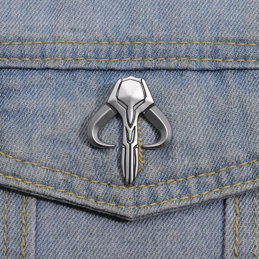 Game Weapons Enamel Pins Silver Metal Brooches Lapel Badges Punk Jewelry Gift