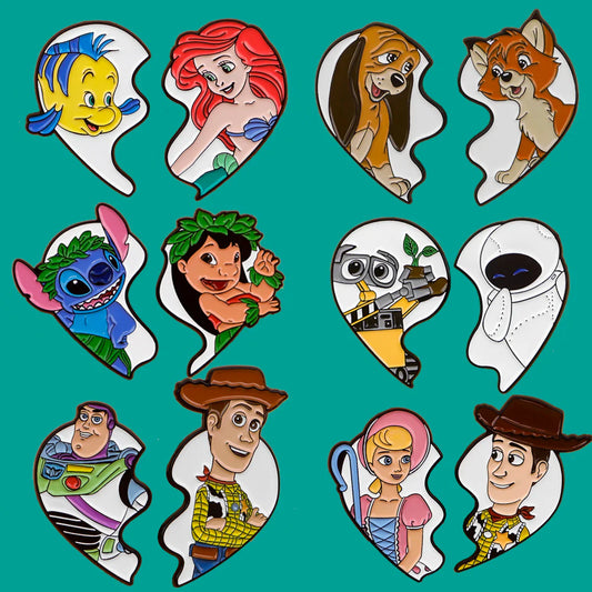 Kawaii Cartoon Enamel Pins Jewelry Brooches Badges Gifts
