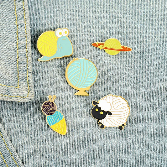 Sheep Turtle Enamel Pins Cartoon Brooch Lapel Badge Jewelry Gift