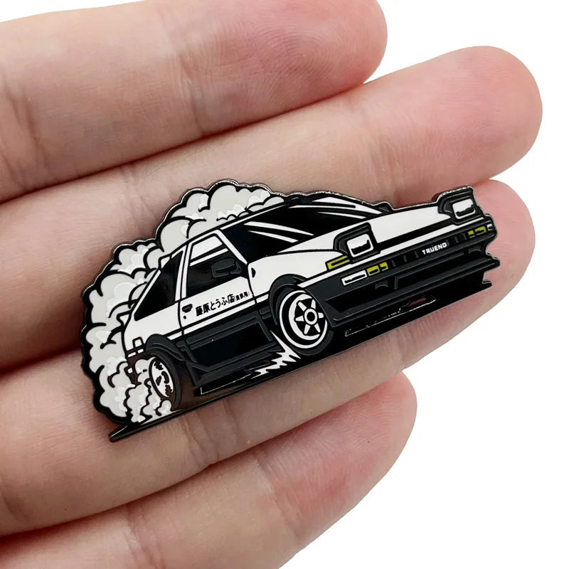 Anime Racing Enamel Pins Lapel Badges Fashion Accessories Gifts