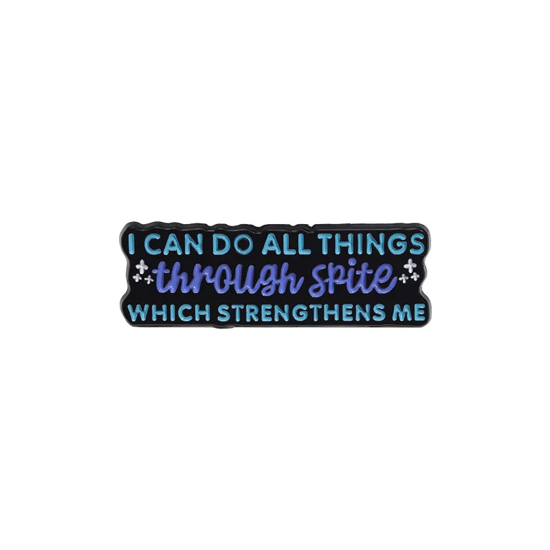 Spiteful Humor Enamel Pin Sarcastic Quote Brooch Lapel Badge Jewelry Gift