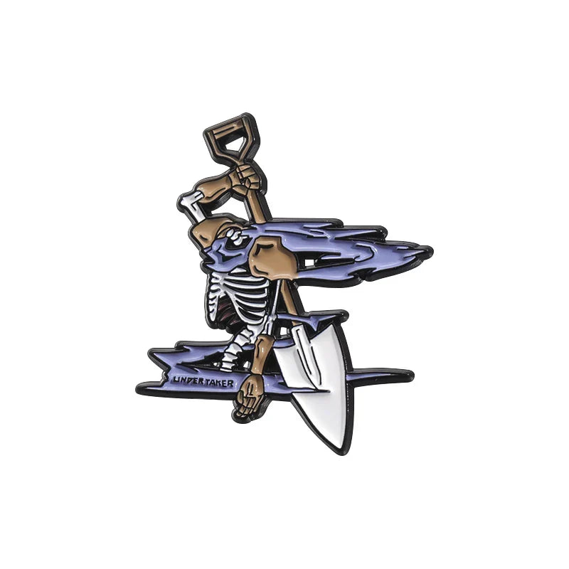 Anime Skull Enamel Pin Gothic Punk Brooch Lapel Accessory Gift