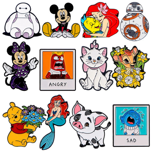 Cute Animal Enamel Pin Brooches Lapel Pins Badge Fashion Jewelry Gifts