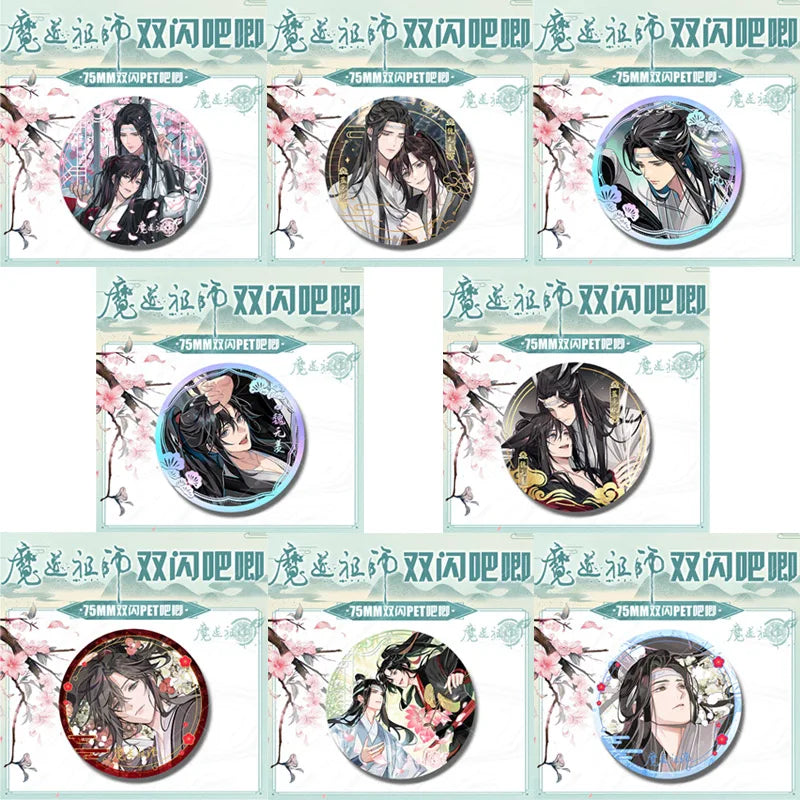 Mo Dao Zu Shi Lan Zhan Enamel Pin Anime Brooch for Clothes Backpack